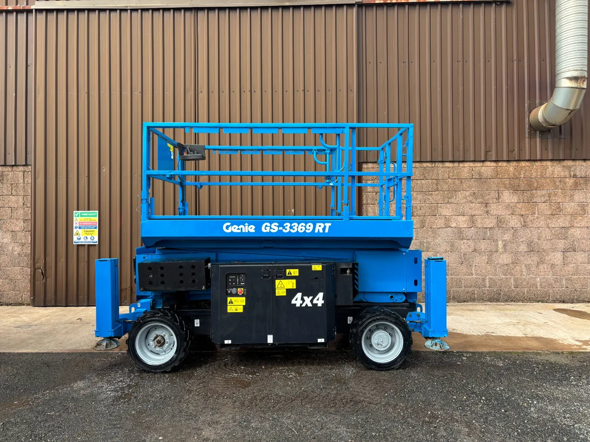 2016 Genie GS-3369 RT Scissor Lift 4x4 - Image 1