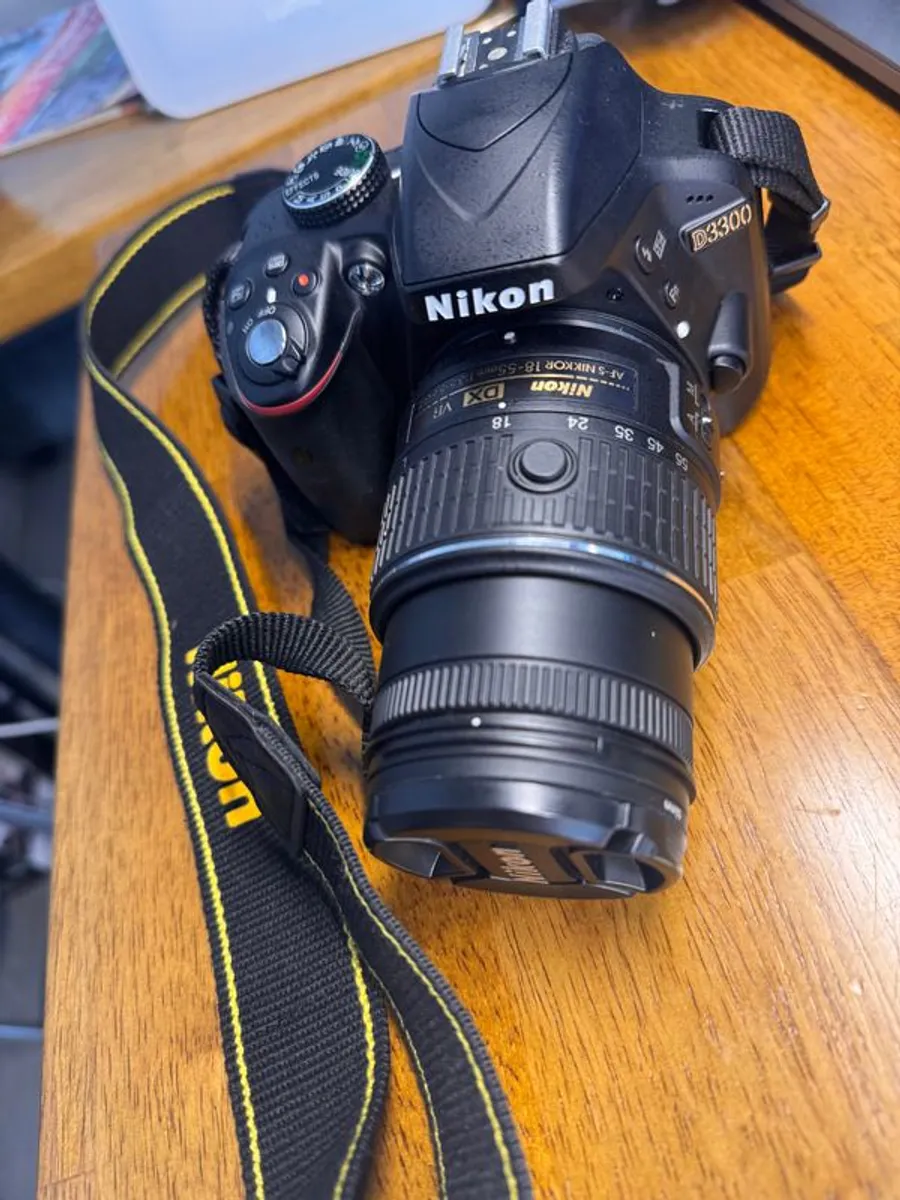 Nikon D3300 DSLR + 18-55mm Lens - Image 1