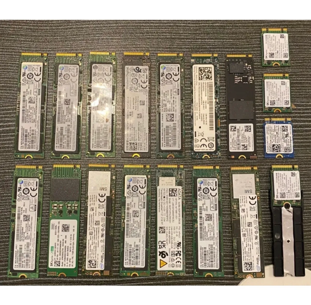 SSDs for sale M2 - 2.5 128-256-512
