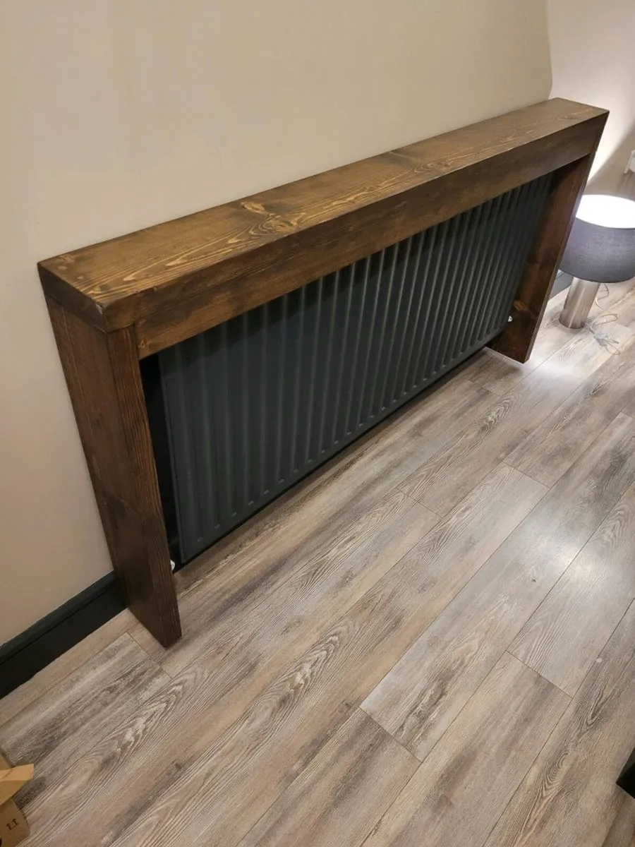 Custom Made Solid Wood Console Table - Image 1