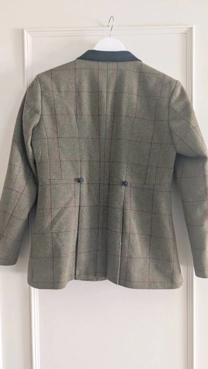 Equetech Junior Launton Deluxe Tweed Riding Jacket - Image 4