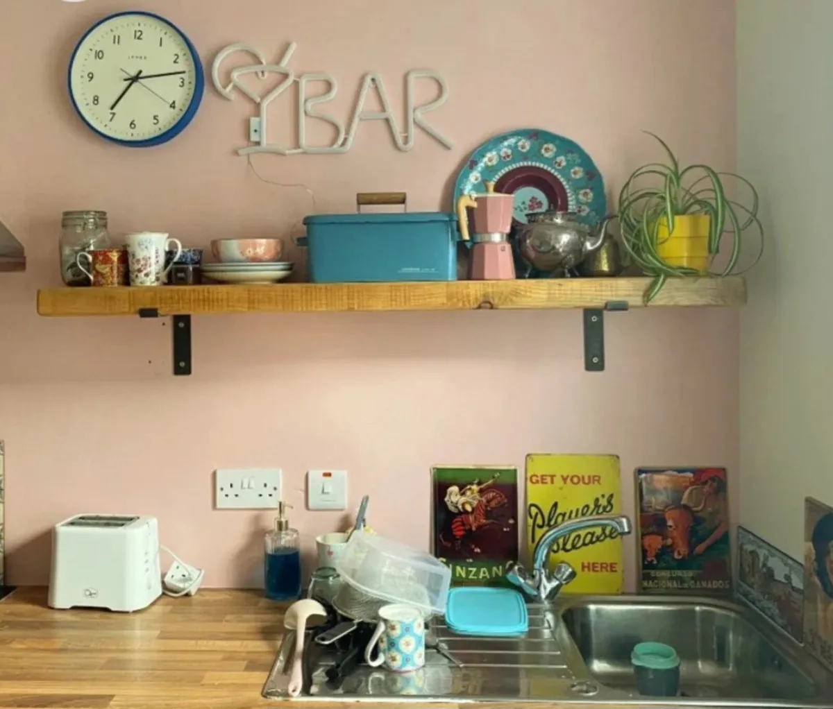 Custom Made Solid Wood Shelf - Image 3