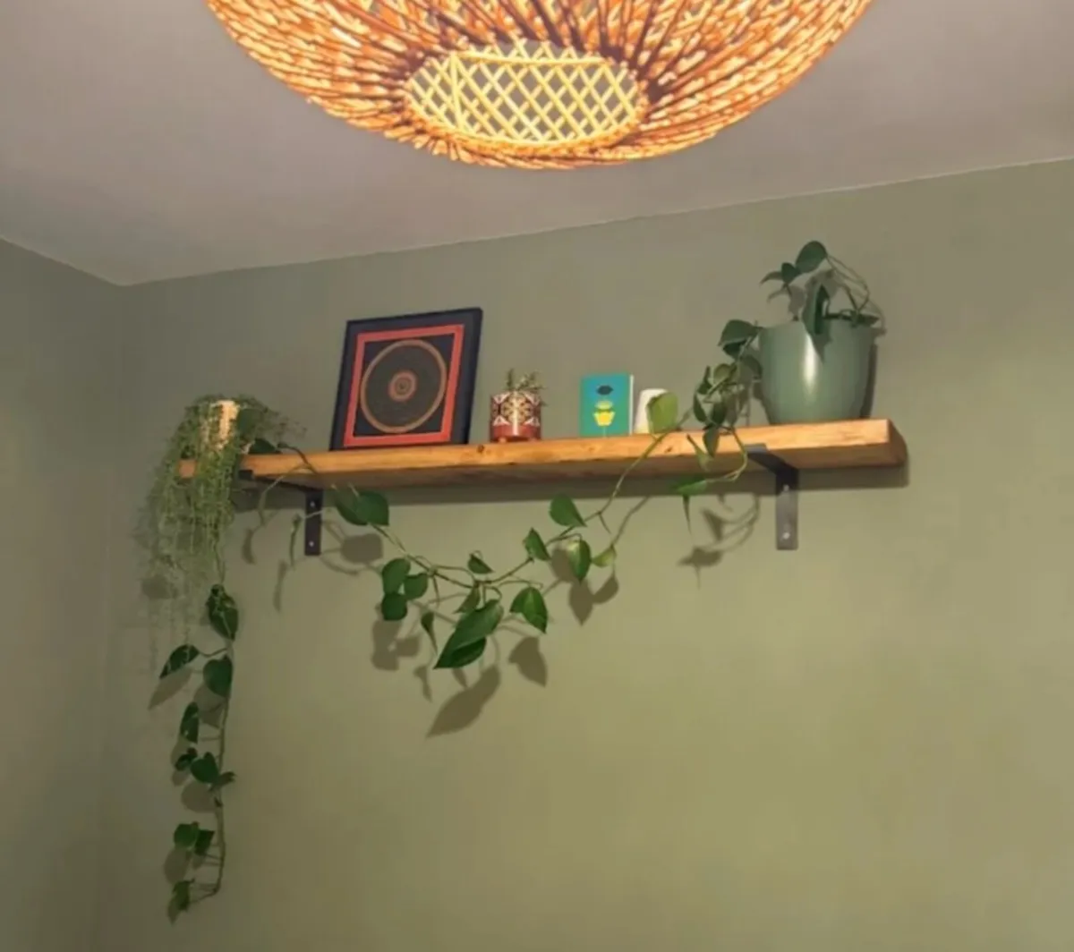 Custom Made Solid Wood Shelf - Image 4