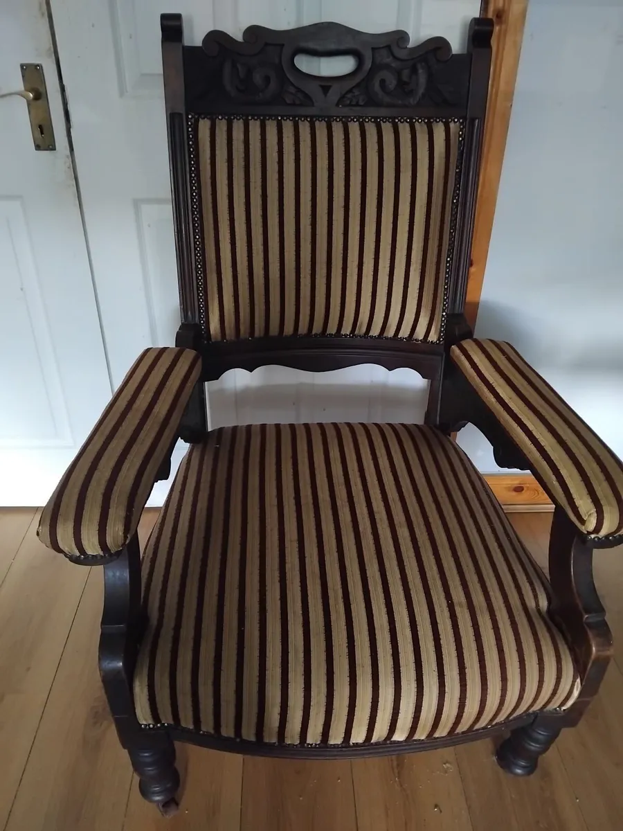 Antique period style Edwardian chair - Image 1