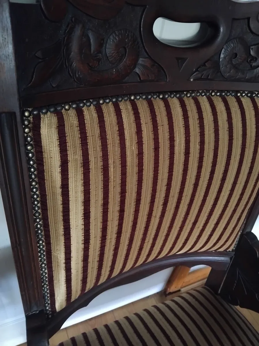 Antique period style Edwardian chair - Image 2