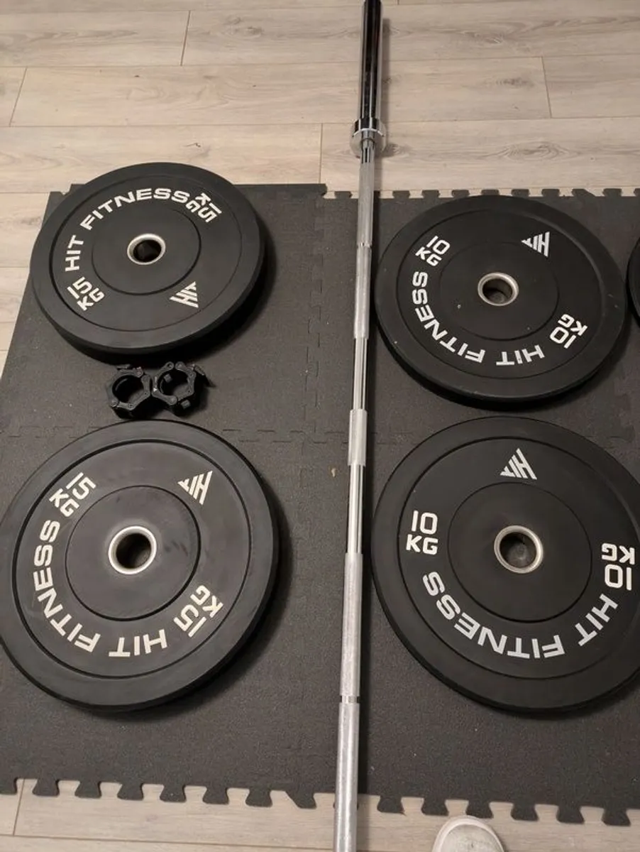 Olympic Weights & Rack - Image 2