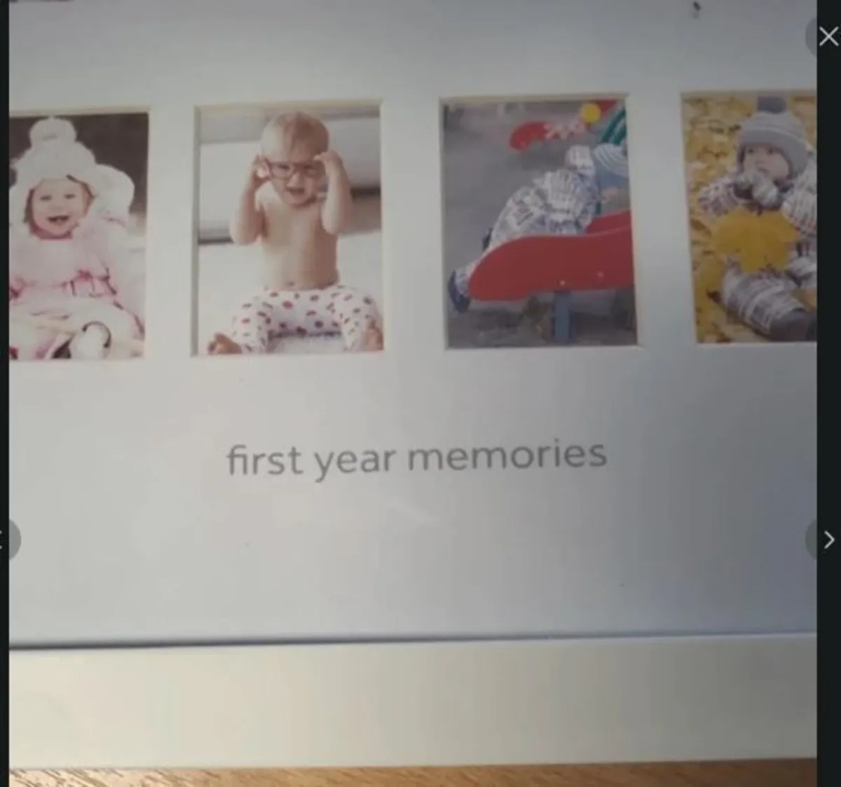 Baby's first year photo frame - Image 4
