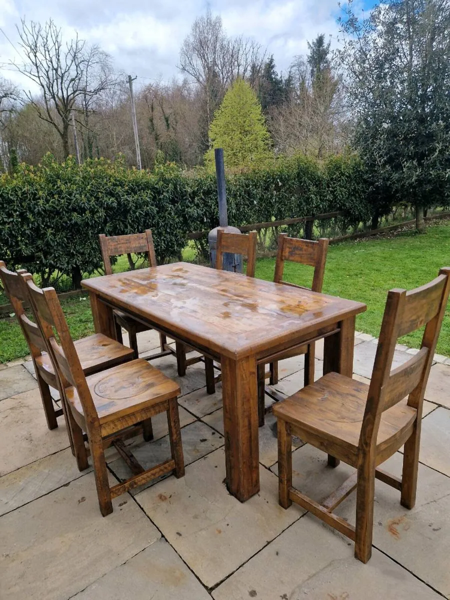 Dining room table and chairs - Image 4