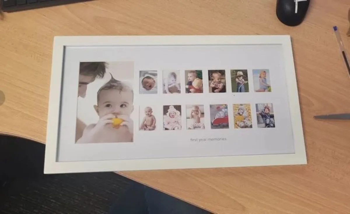 Baby's first year photo frame - Image 2
