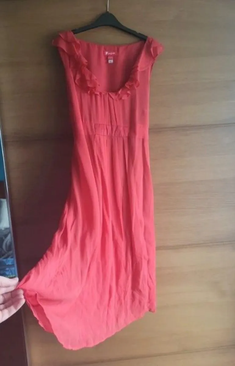 Silk 3/4 length dress - Image 1