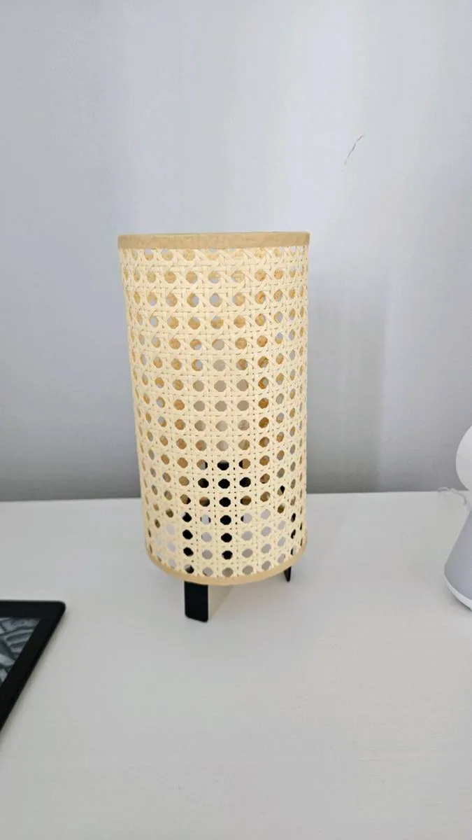 Table lamp, beige/black, 26 cm - Image 1