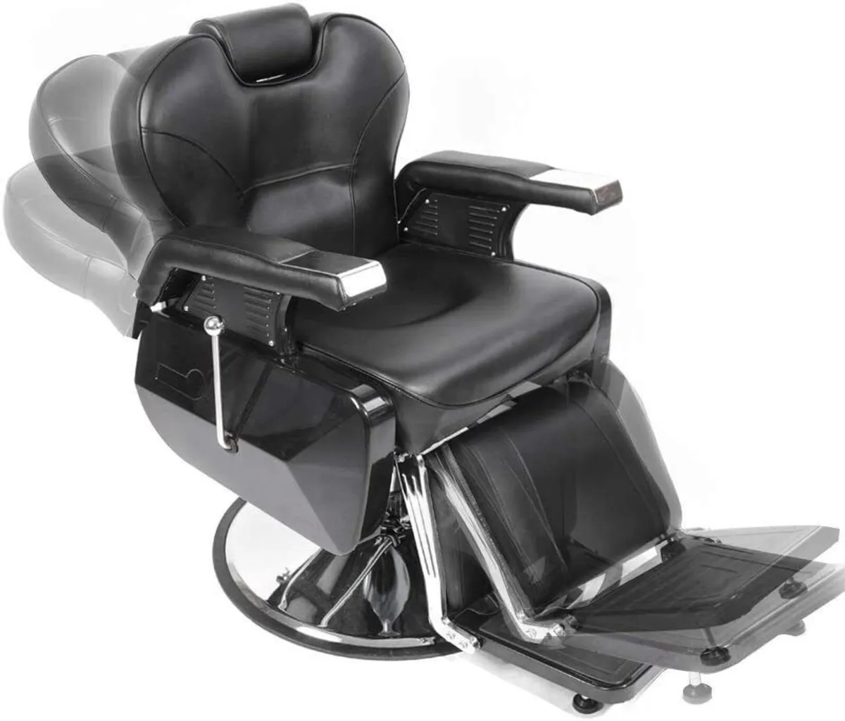 Barber Chair Salon Hydraulic Reclining Classic - Image 3