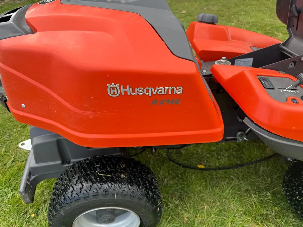 Husqvarna R 214C Rider c/w 94cm deck - Image 2