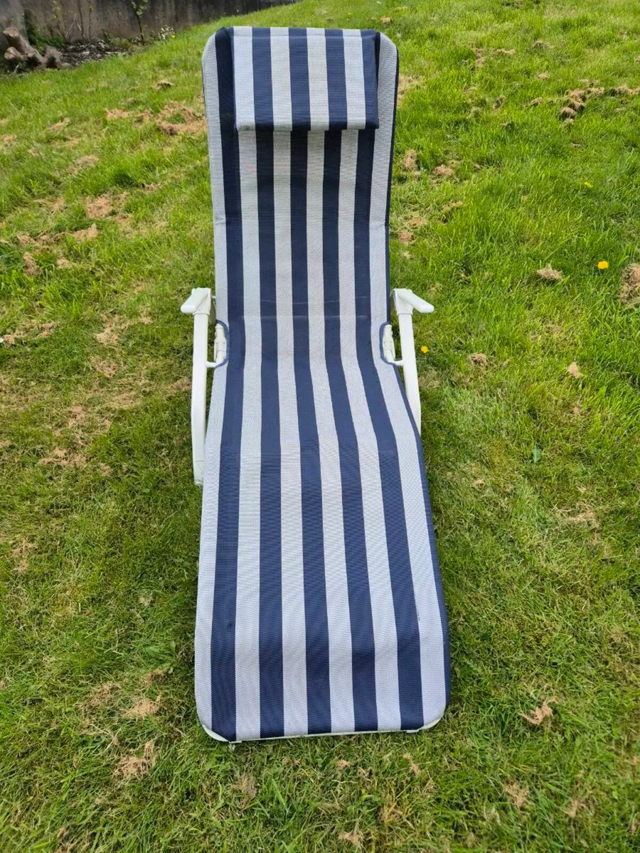Folding Sun Lounger - Image 1