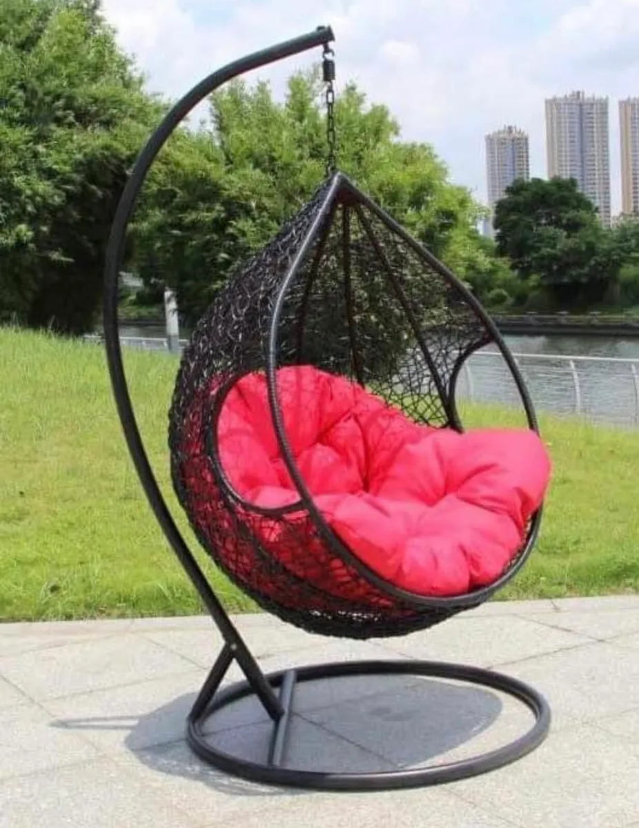 NEW RATTAN HANGING SWING EGG CHAIRS / DELIVERY - Image 4