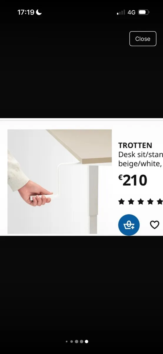 Seating / Standing IKEA desk - Image 4