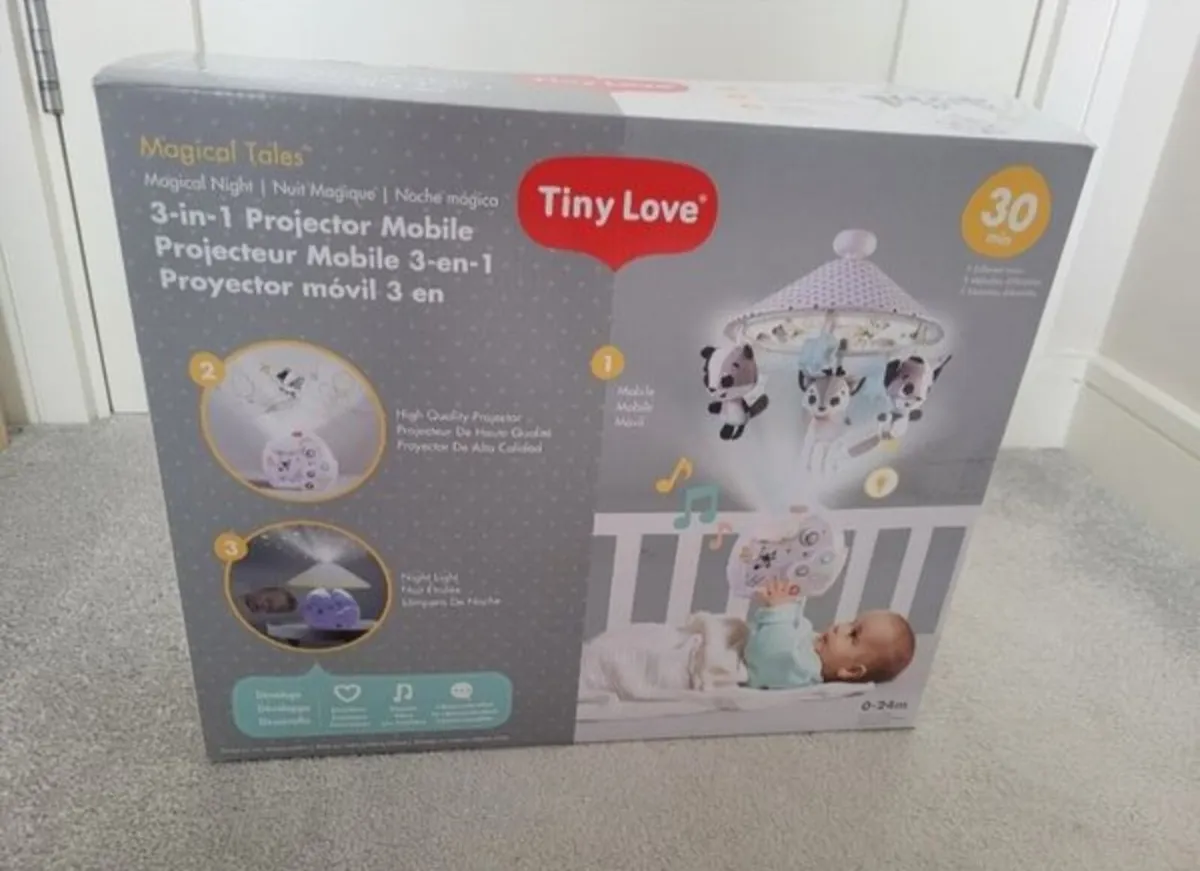 Tiny Love Magical Night 3in1 Mobile Cot Projector - Image 1