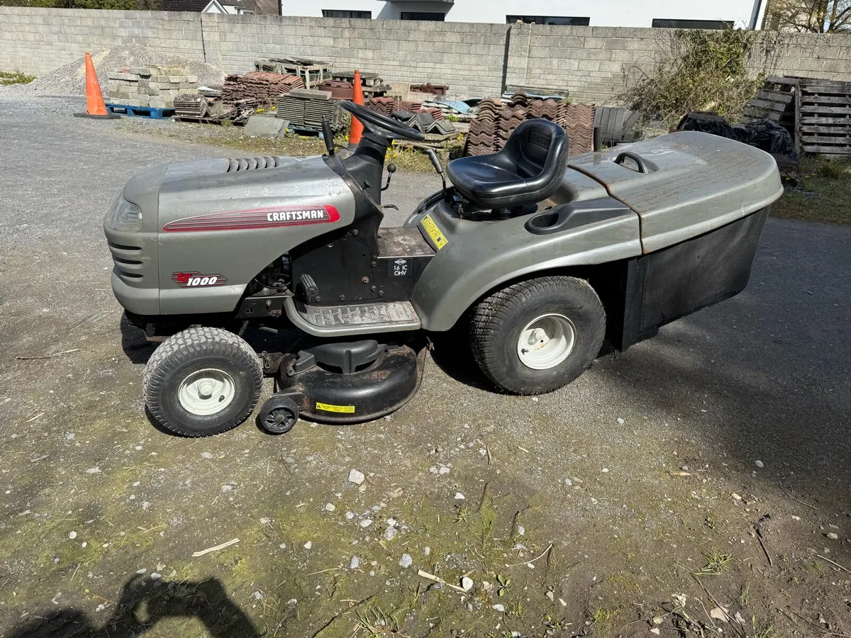 Ride on lawnmower Craftsman 1000 - Image 2