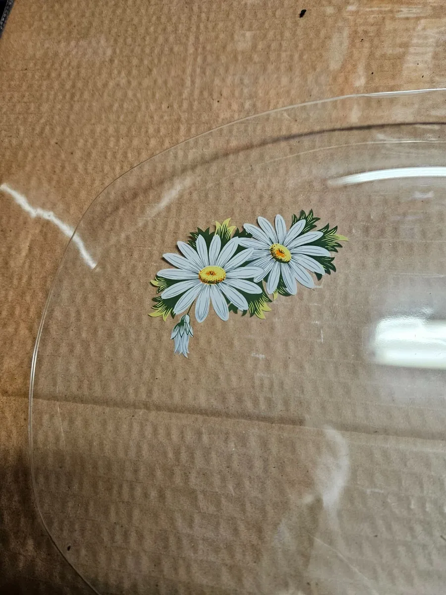 Vintage Retro Glass Plate - Image 3