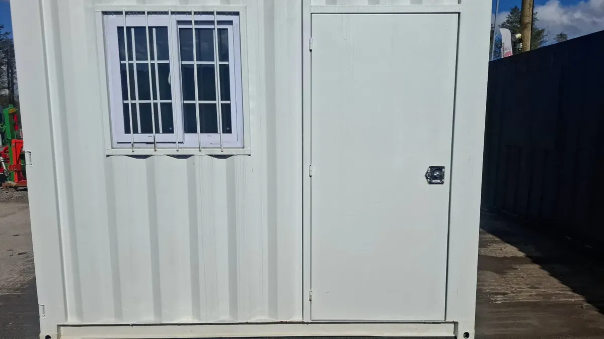 10ft Office Container – Window, Pedestrian Door - Image 4