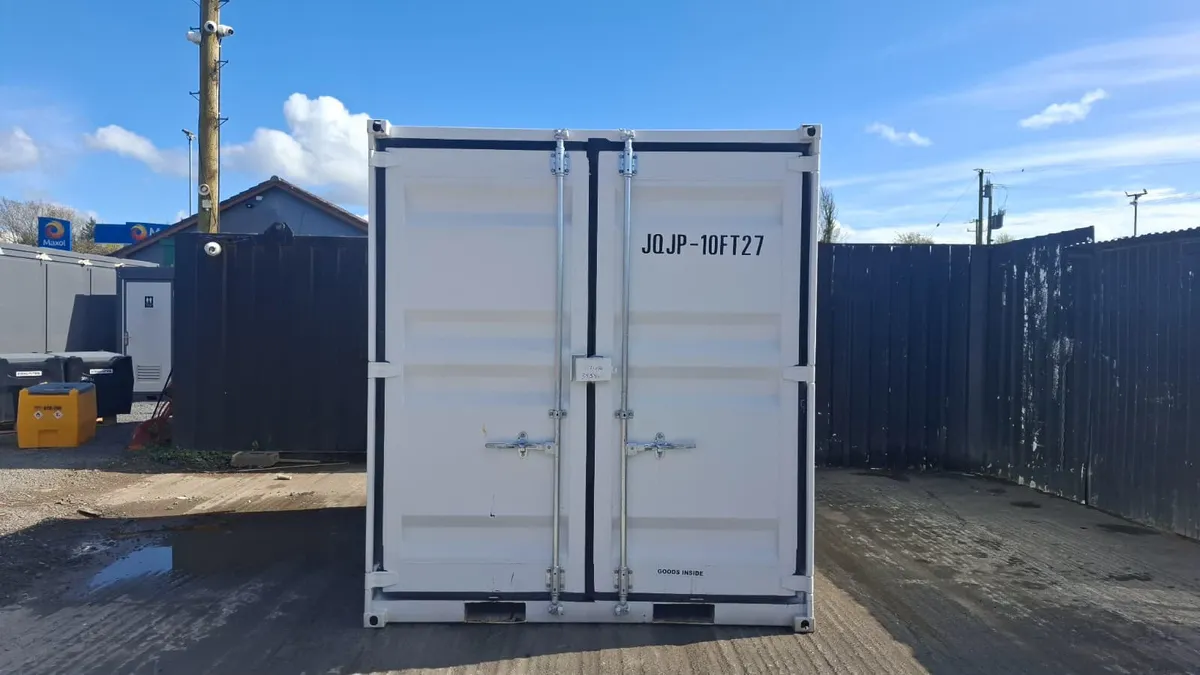 10ft Office Container – Window, Pedestrian Door - Image 2