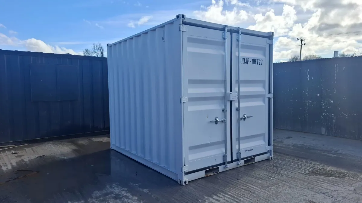 10ft Office Container – Window, Pedestrian Door - Image 1