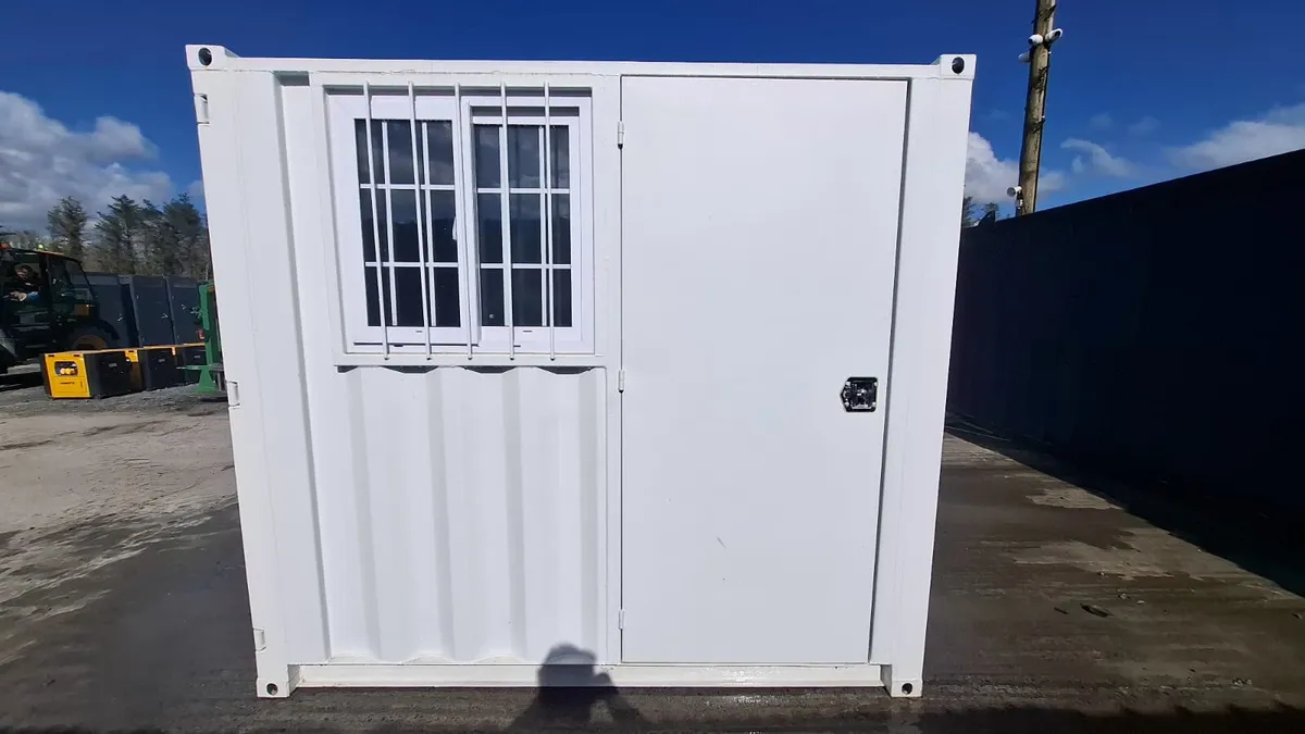 8ft Office Container – Window, Pedestrian Door - Image 4