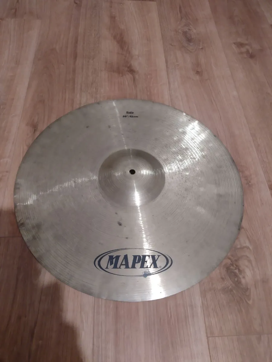 Ride Cymbal with cymbal stand. - Image 1