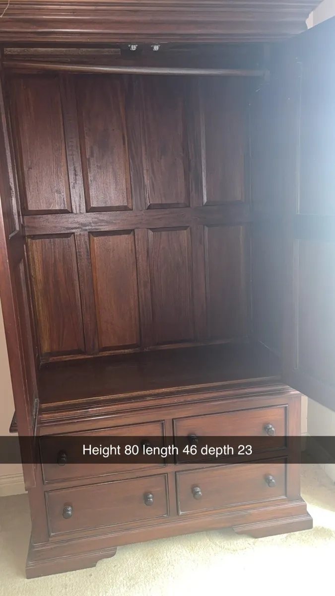 Mahongony wardrobe - Image 2