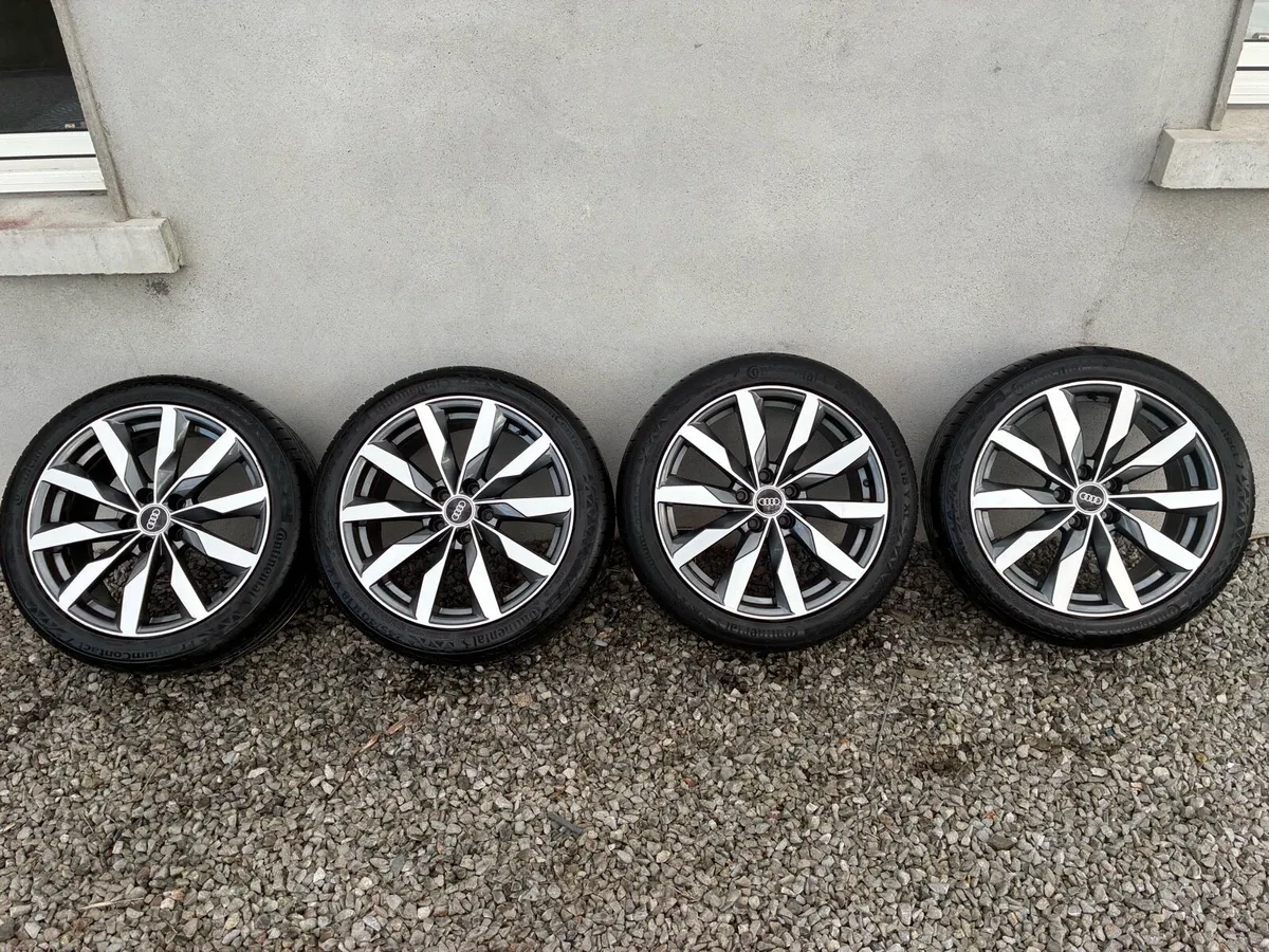 5x112 245/40/18 Audi wheels 18” Genuine - Image 1