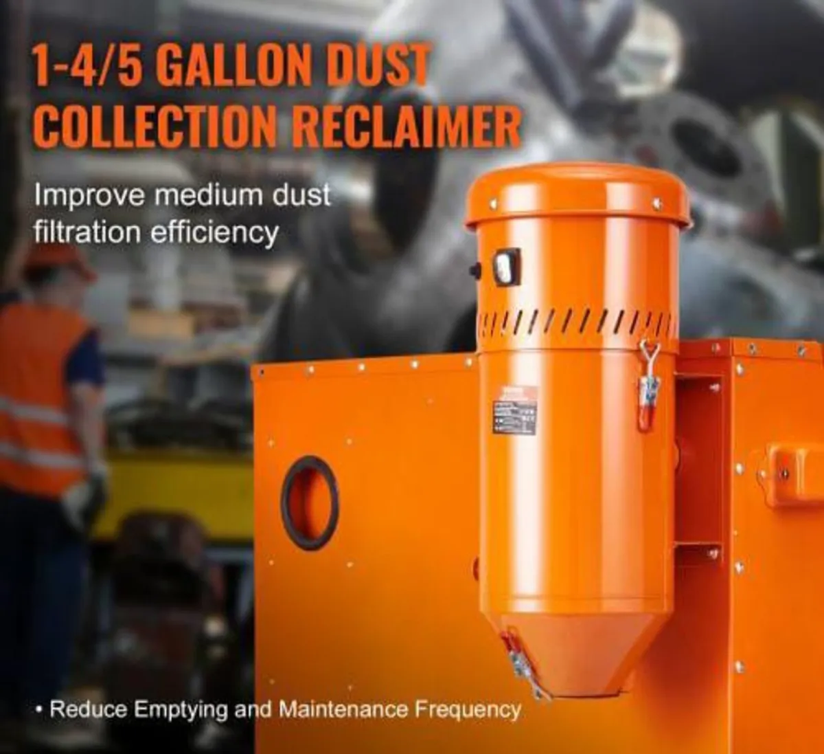 Dust Collection System: 1450W Dust Collector Media - Image 4