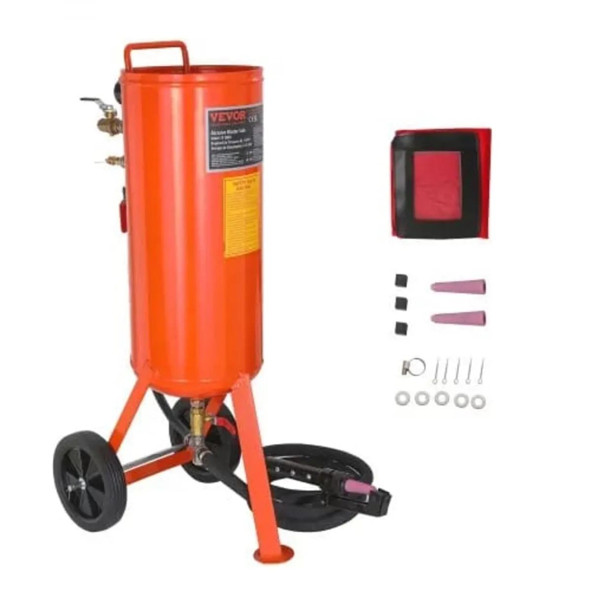 37.9 L Heavy-Duty Sand Blaster 60-110 PSI with 2 N - Image 1