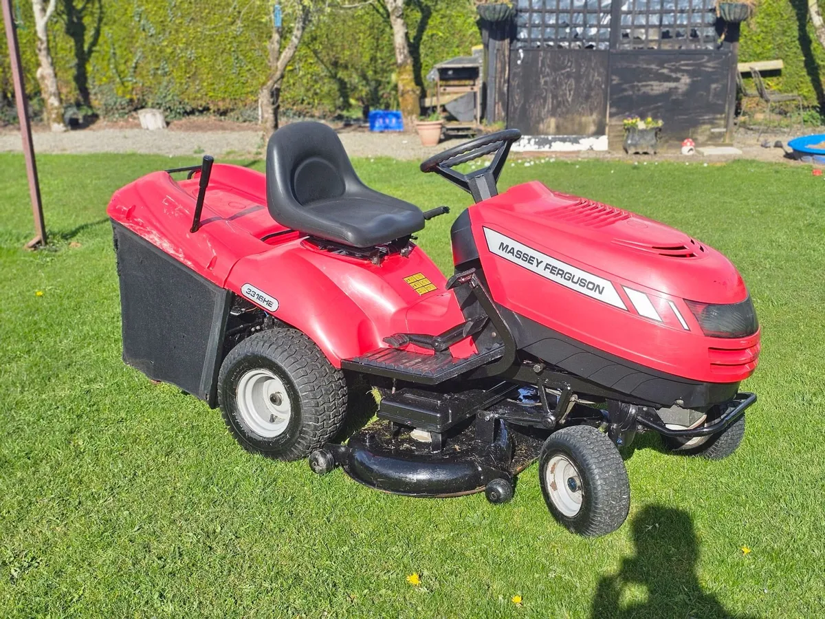 Ride on lawn mower - Massey Ferguson 3316HE - Image 1