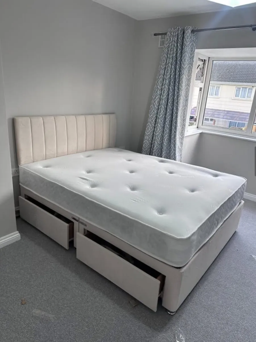 New divan bed and mattress