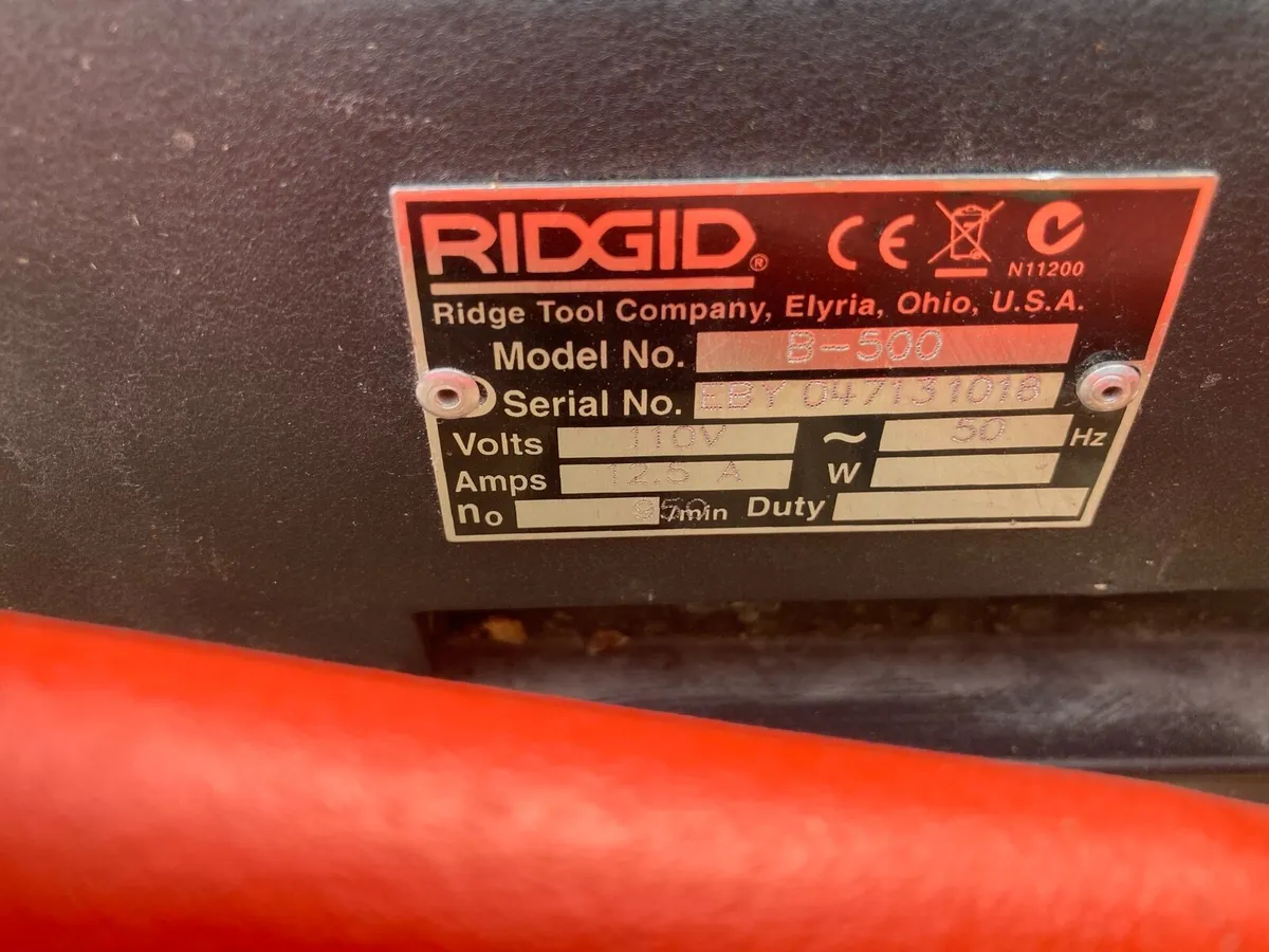 Rigid B500 Pipe + Plate Bevelling Machine - Image 4