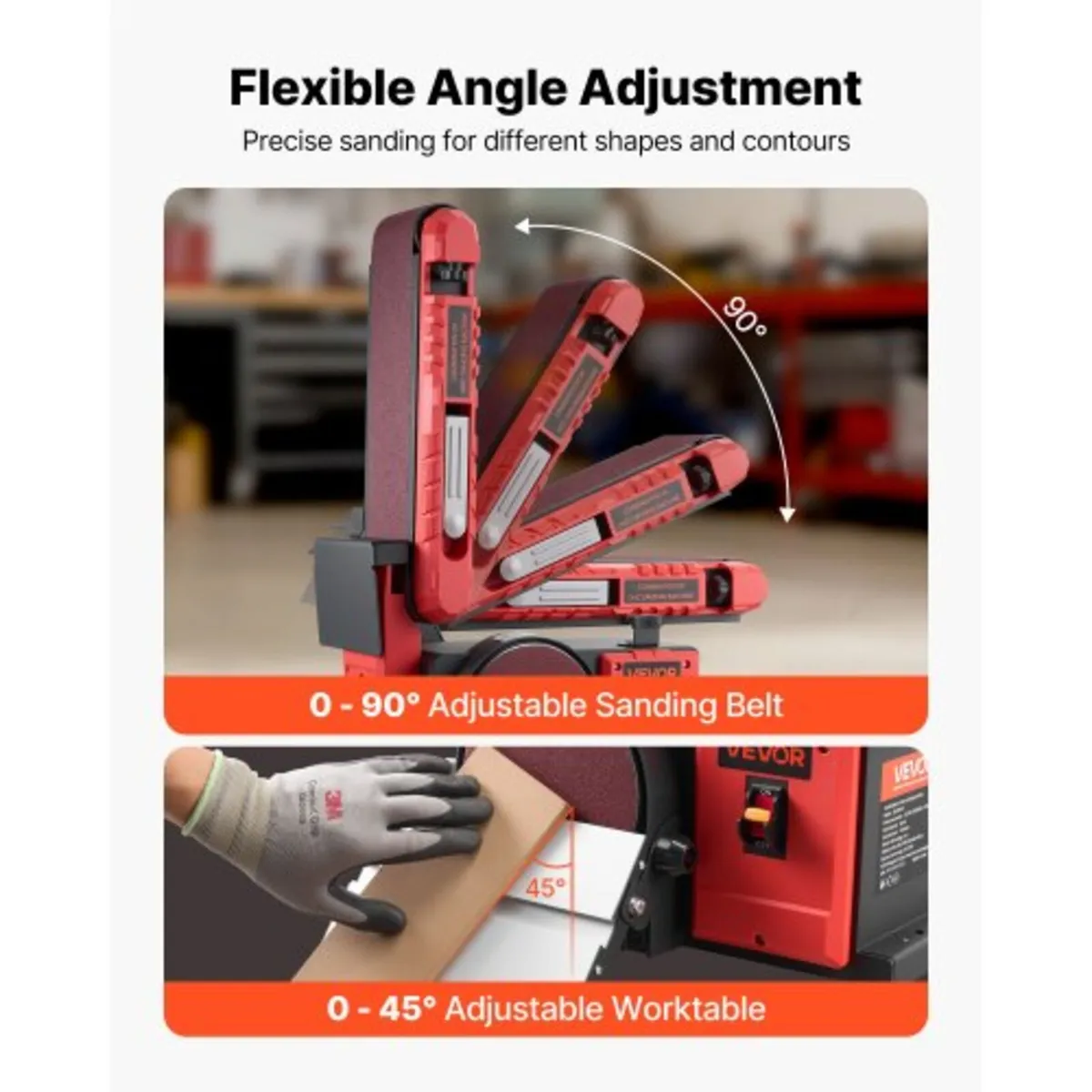 152.4mm Disc Sander & 101.6mm x 914.4mm Belt Sande - Image 4