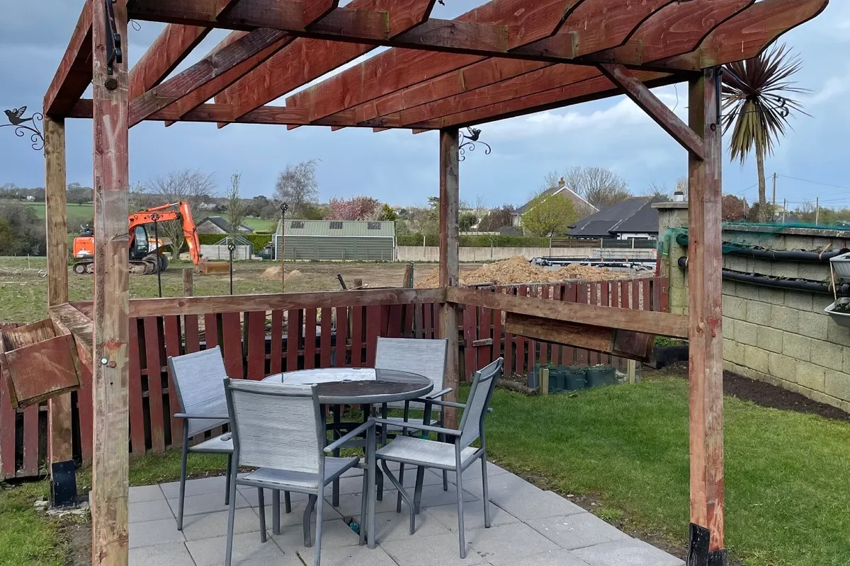 Timber Garden Pergola (treated ) - Image 1