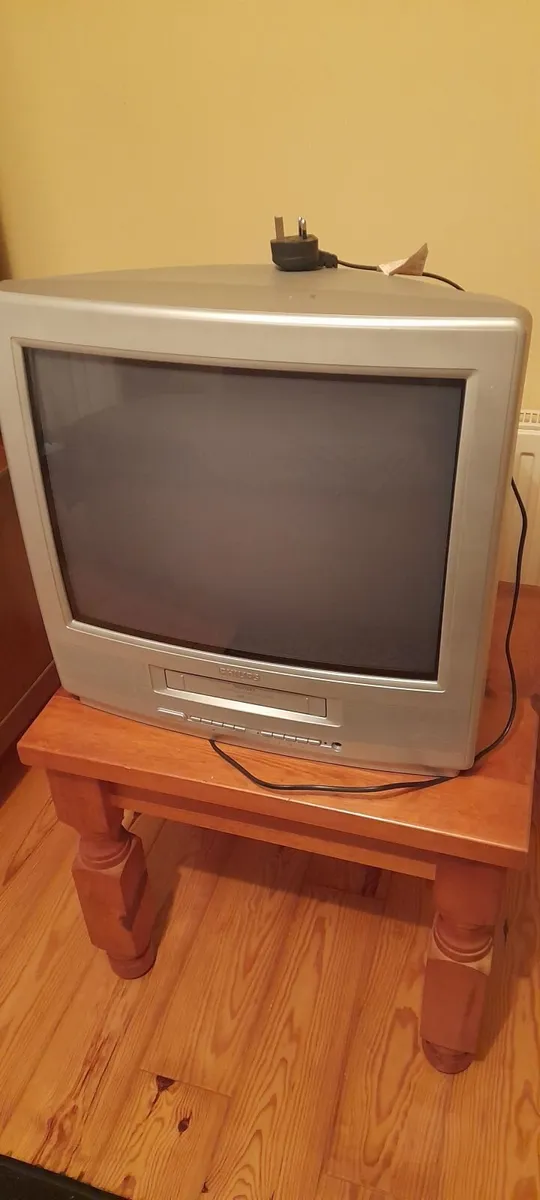 Television  with VHS player - Image 1