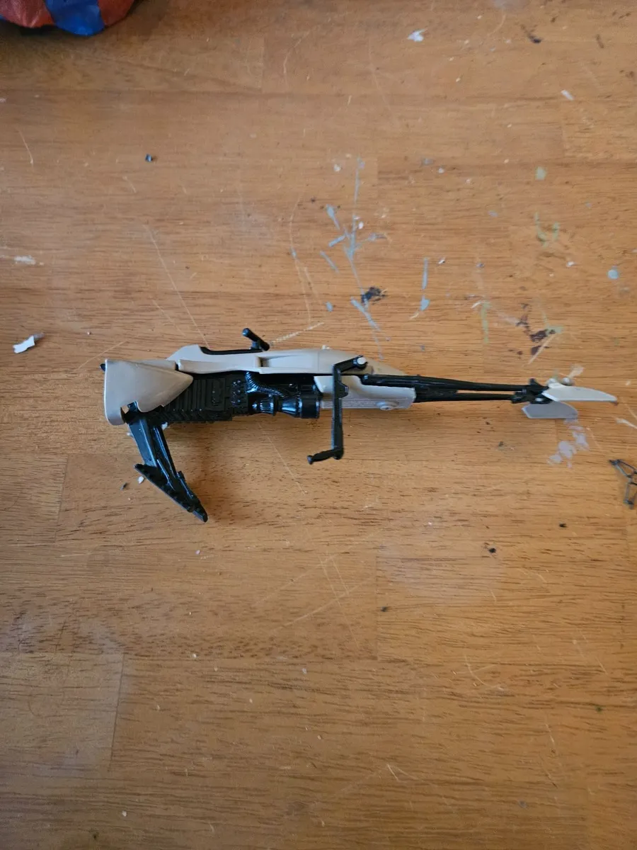 Vintage Star Wars ROTJ Speeder Bike - Image 4