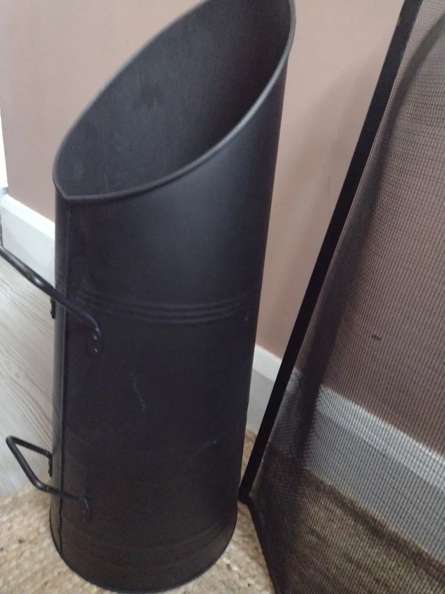 As new Coal storage scuttle & fireguard - Image 2