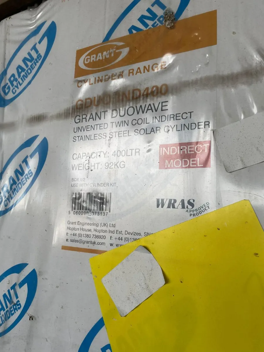 New Twin Coil 400L Cylinder - Image 1