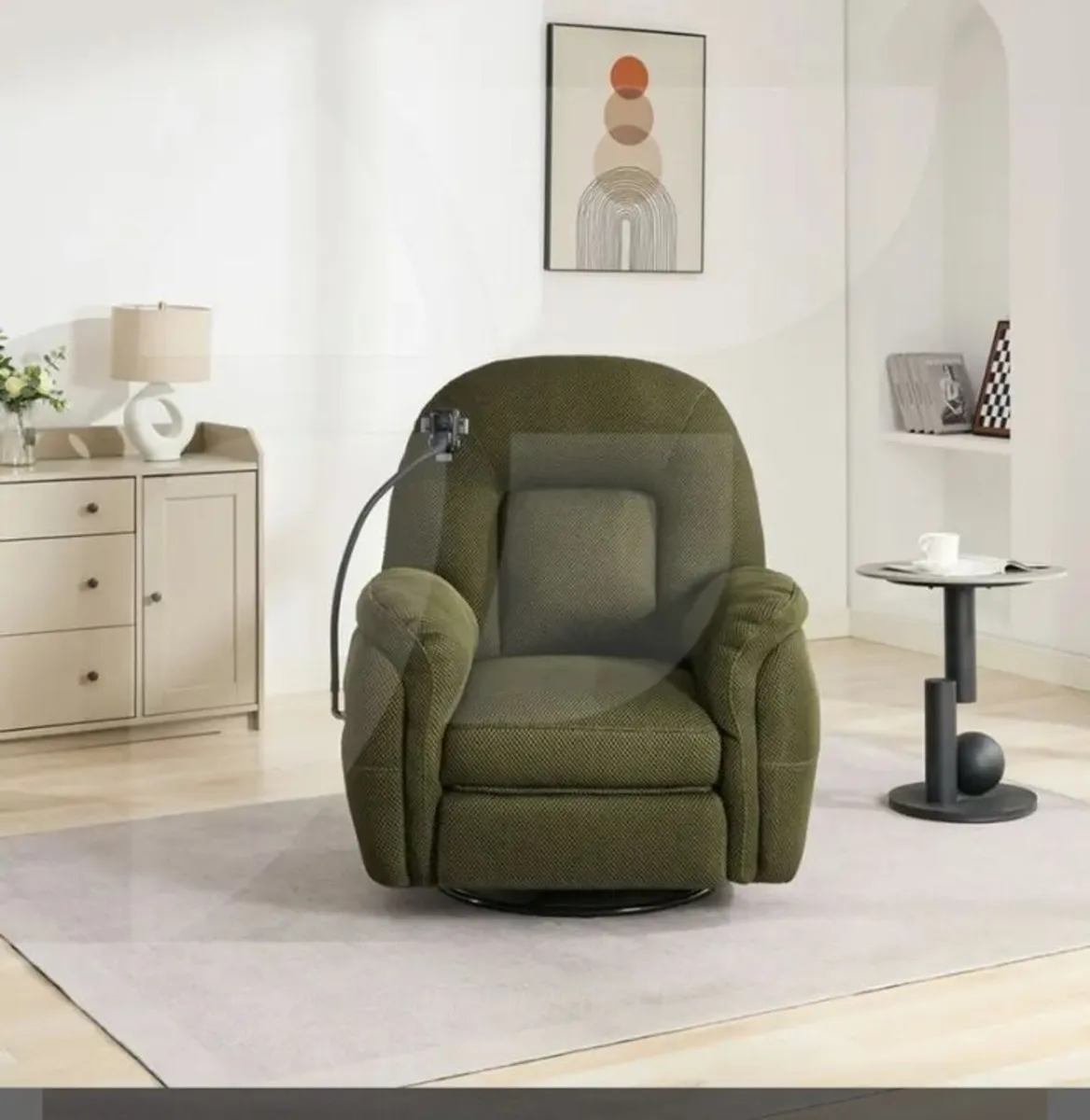Sienna Reclining Chair with Phone Holder / 3 Colou - Image 2