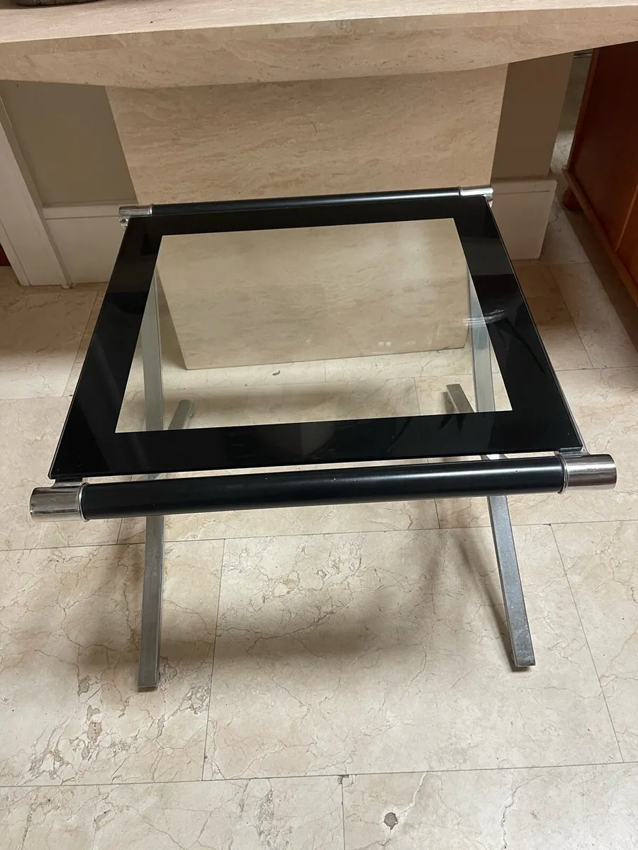 Beautiful Tempered Glass Topped Coffee -Side Table - Image 2