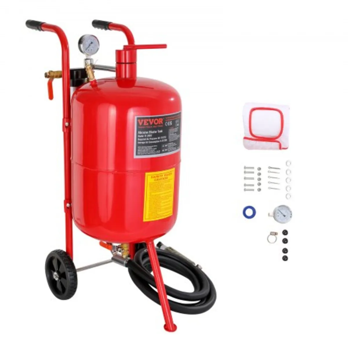 10Gal/40L Sandblaster Equipped with Nozzle Shut-Of - Image 1