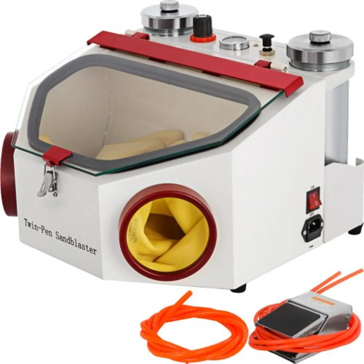 Dental Sandblaster 2 Pen + 2 Tanks Dental Lab Sand - Image 1