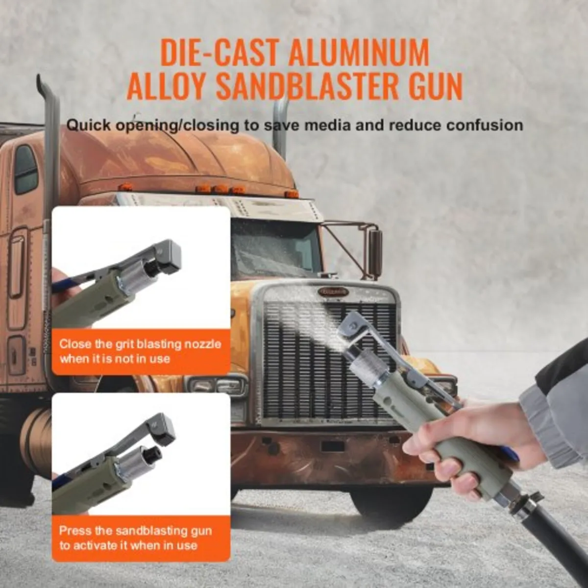 18.9 L Sand Blaster 60-110 PSI High Pressure Sandb - Image 4