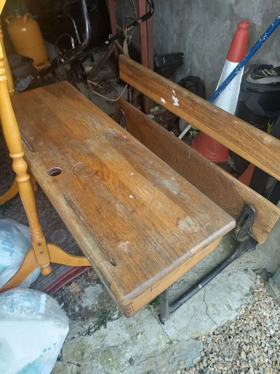 Old school desk