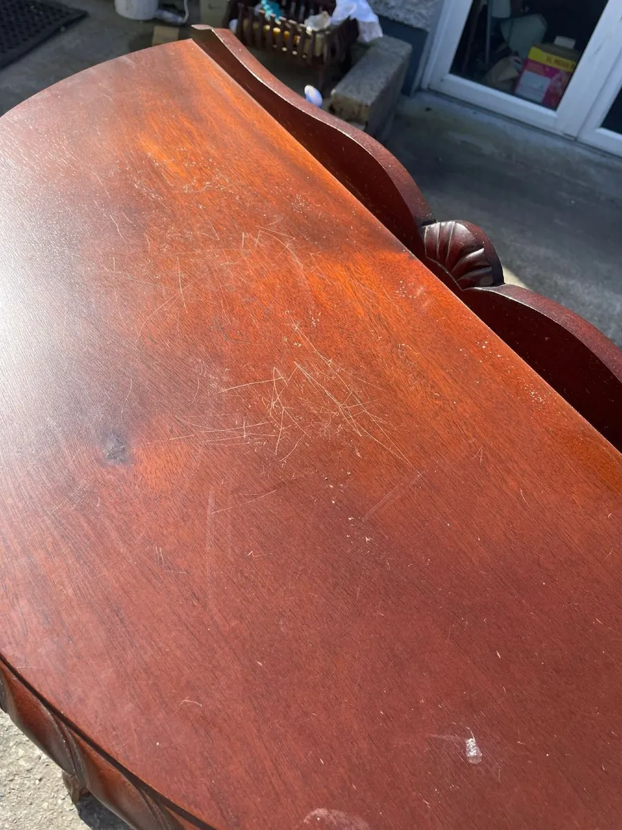 Traditional Mahogany Console Table - Image 3