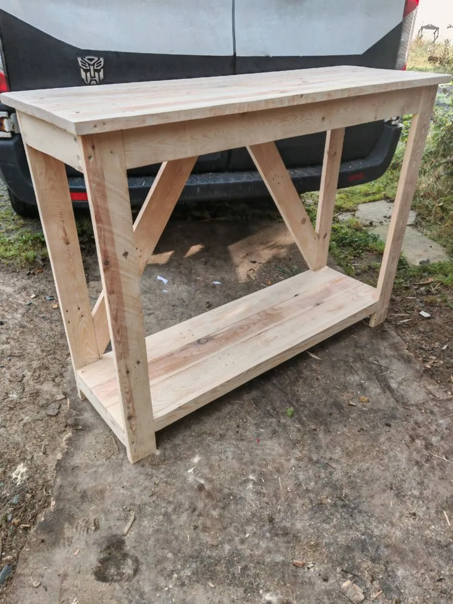 Handmade rustic table - Image 3