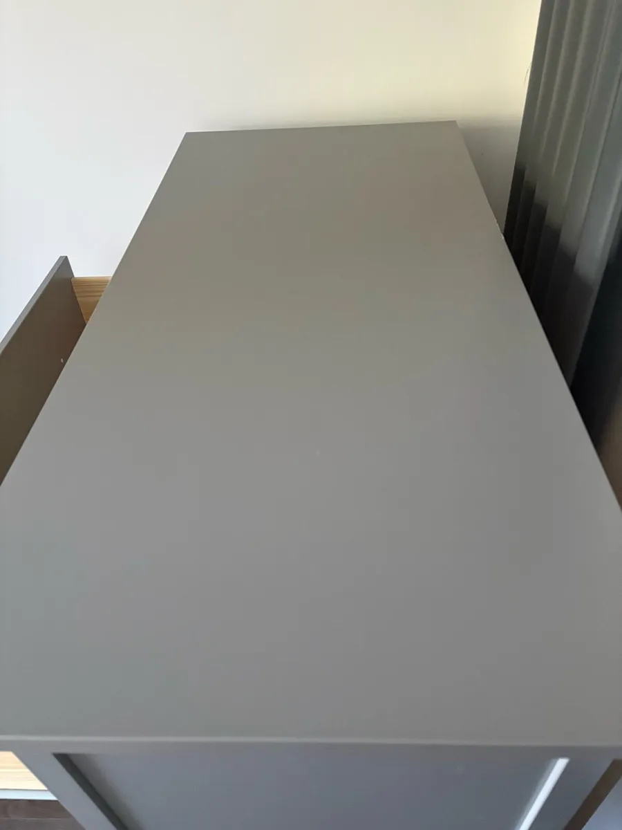 Hemnes Chest of 6 drawers, grey - Image 4